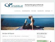 Tablet Screenshot of fachportal-gesundheit.de